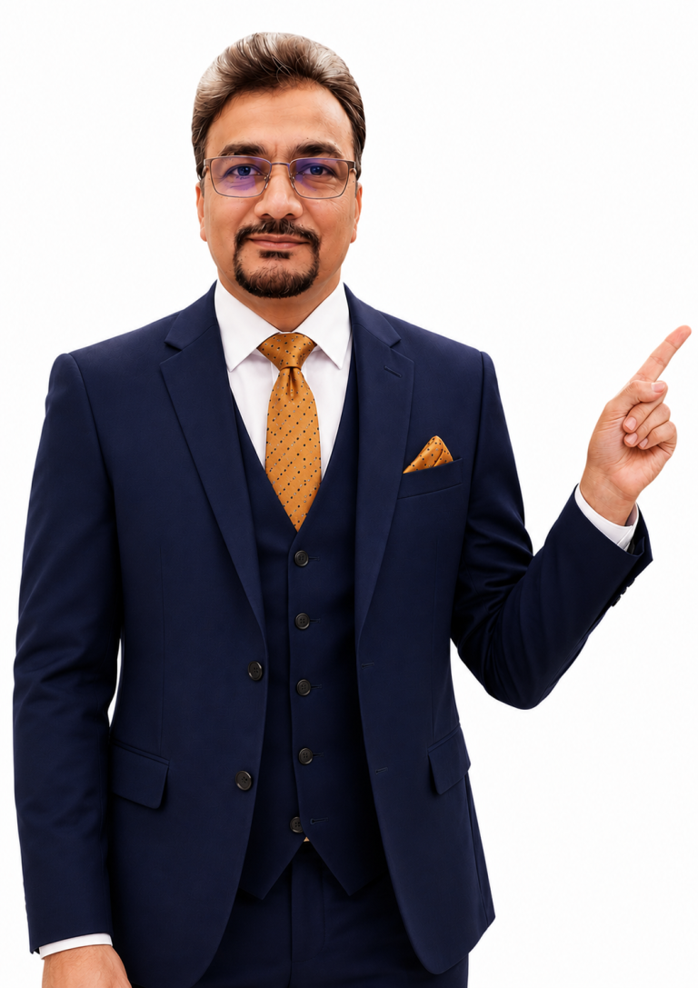Dr GM poniting-right-one-hand