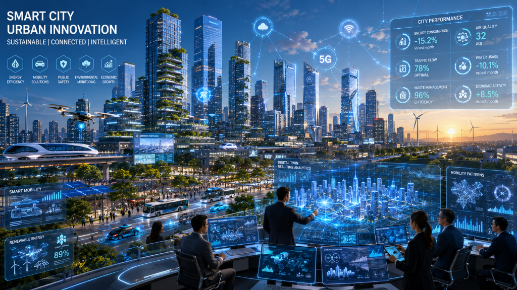 Smart City and Urban Innovation Concept